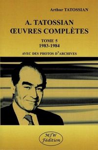 Produktbild: A. Tatossian Oeuvres Completes 1983-1984 T.5