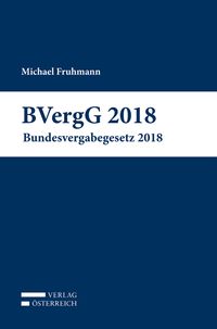 Produktbild: BVergG 2018