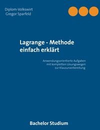 Produktbild: Lagrange - Methode einfach erkl&auml;rt