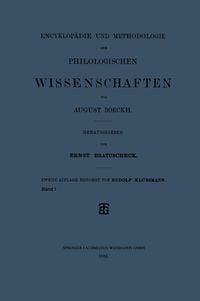 Produktbild: Encyklop&auml;die und Methodologie der Philologischen Wissenschaften