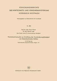 Produktbild: Warmstauchversuche zur Ermittlung der Form&auml;nderungsfestigkeit von Gesenkschmiede-St&auml;hlen