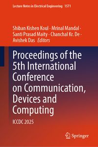 Produktbild: Proceedings of the 5th International Conference on Communication, Devices and Computing