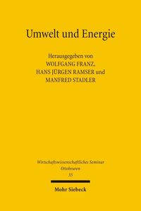 Umwelt und Energie Wolfgang Franz