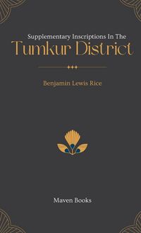 Produktbild: Supplementary Inscriptions In The TUMKUR DISTRICT