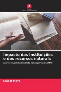 Produktbild: Impacto das institui&ccedil;&otilde;es e dos recursos naturais