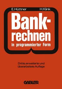 Produktbild: Bankrechnen in programmierter Form