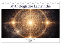Produktbild: Mythologische Labyrinthe (Tischkalender 2027 DIN A5 quer), CALVENDO Monatskalender