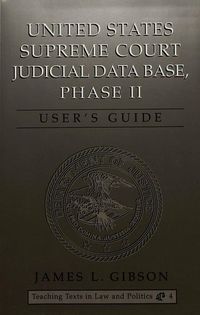 Produktbild: United States Supreme Court Judicial Data Base, Phase II