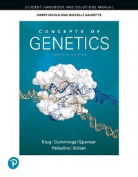 Produktbild: Student Handbook and Solutions Manual for Concepts of Genetics