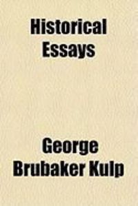 Produktbild: Historical Essays
