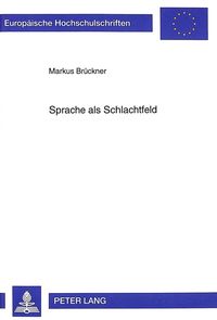 Produktbild: Sprache als Schlachtfeld