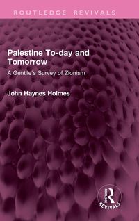 Produktbild: Palestine To-day and Tomorrow