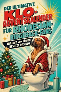 Produktbild: Der ultimative Klo-Adventskalender f&uuml;r Rhodesian-Ridgeback-Fans