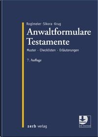 Produktbild: Anwaltformulare Testamente