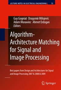 Produktbild: Algorithm-Architecture Matching for Signal and Image Processing