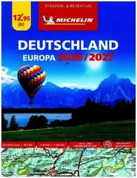 Produktbild: Michelin Straßenatlas Deutschland & Europa 2026/2027