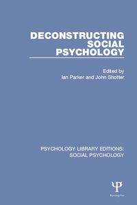 Produktbild: Deconstructing Social Psychology