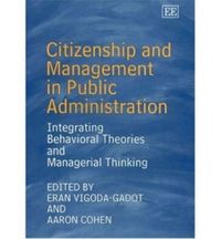 Produktbild: Citizenship and Management in Public Administration
