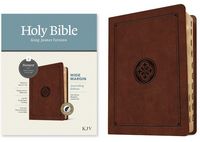 Produktbild: KJV Wide Margin Bible, Filament Enabled (Leatherlike, Dark Brown Medallion, Indexed, Red Letter)
