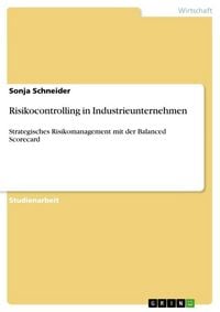 Produktbild: Risikocontrolling in Industrieunternehmen