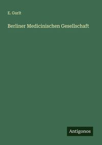Produktbild: Berliner Medicinischen Gesellschaft