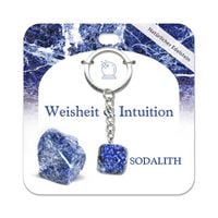 Produktbild: Sodalith Trommelstein Schl&uuml;sselanh&auml;nger