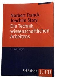 Produktbild: Die Technik wissenschaftlichen Arbeitens