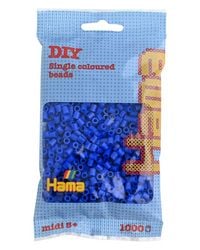 Produktbild: Hama&reg; B&uuml;gelperlen Midi - Blau 1000 Perlen.