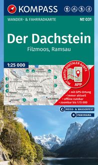 Produktbild: KOMPASS Wanderkarte 031 Der Dachstein, Ramsau, Filzmoos 1:25.000