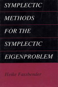 Produktbild: Symplectic Methods for the Symplectic Eigenproblem