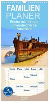 Produktbild: Familienplaner 2027 - Erlebe mit mir das unvergleichliche Australien mit 5 Spalten (Wandkalender, 21 x 45 cm) CALVENDO