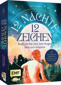 Produktbild Kartenset: 12 Nächte, 12 Zeichen | Rauhnächte und Astrologie bewusst erleben – mit Ritualen, Affirmationen und Videomeditationen