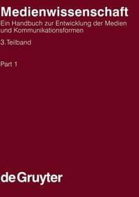 Produktbild: Medienwissenschaft. 3. Teilband