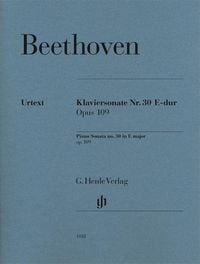 Produktbild: Klaviersonate Nr. 30 E-dur op. 109. Revidierte Ausgabe von HN 362