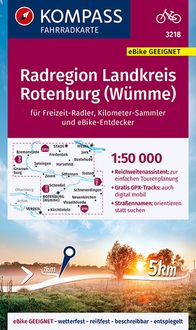 Bild vom Artikel KOMPASS Fahrradkarte 3218 Radregion Landkreis Rotenburg (Wümme) 1:50.000 vom Autor 