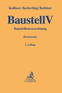 Produktbild: Baustellenverordnung (BaustellV)