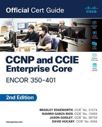 Produktbild: CCNP and CCIE Enterprise Core ENCOR 350-401 Official Cert Guide