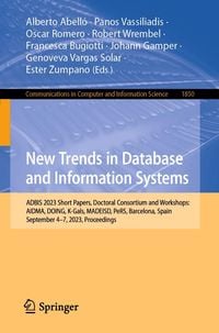 Produktbild: New Trends in Database and Information Systems