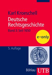 Produktbild: Deutsche Rechtsgeschichte, Bd. 3