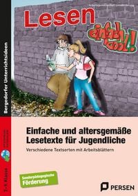 Produktbild: Einfache u. altersgem&auml;&szlig;e Lesetexte f&uuml;r Jugendliche