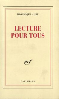 Produktbild: Lecture pour tous. 1