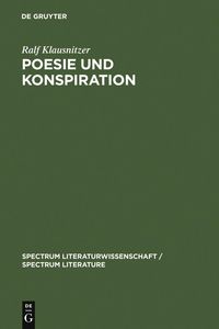 Produktbild: Poesie und Konspiration