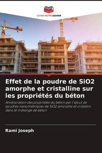 Produktbild: Effet de la poudre de SiO2 amorphe et cristalline sur les propri&eacute;t&eacute;s du b&eacute;ton