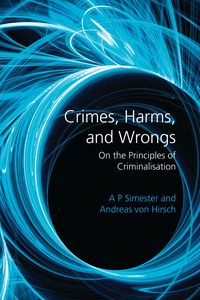 Produktbild: Crimes, Harms, and Wrongs