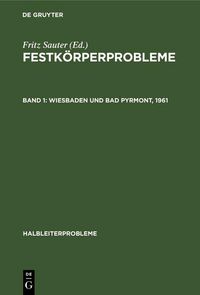 Produktbild: Wiesbaden und Bad Pyrmont, 1961