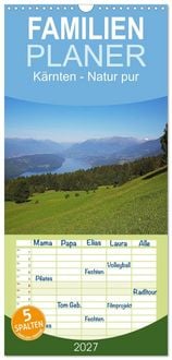Produktbild: Familienplaner 2027 - K&auml;rnten mit 5 Spalten (Wandkalender, 21 x 45 cm) CALVENDO