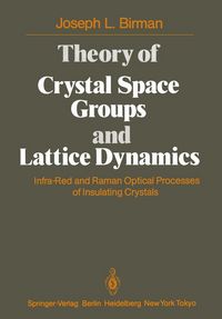 Produktbild: Theory of Crystal Space Groups and Lattice Dynamics