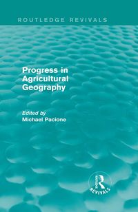 Produktbild: Progress in Agricultural Geography (Routledge Revivals)