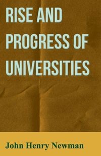 Produktbild: Rise and Progress of Universities