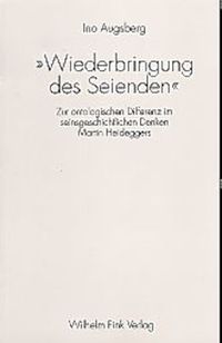 Produktbild: "Wiederbringung des Seienden"